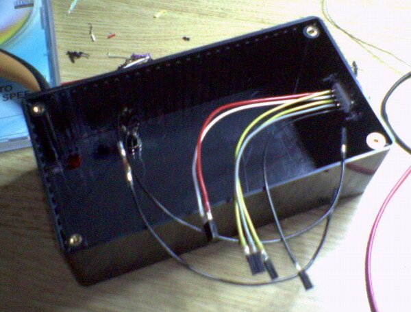 Wiring up buttons and LEDs in the enclosure