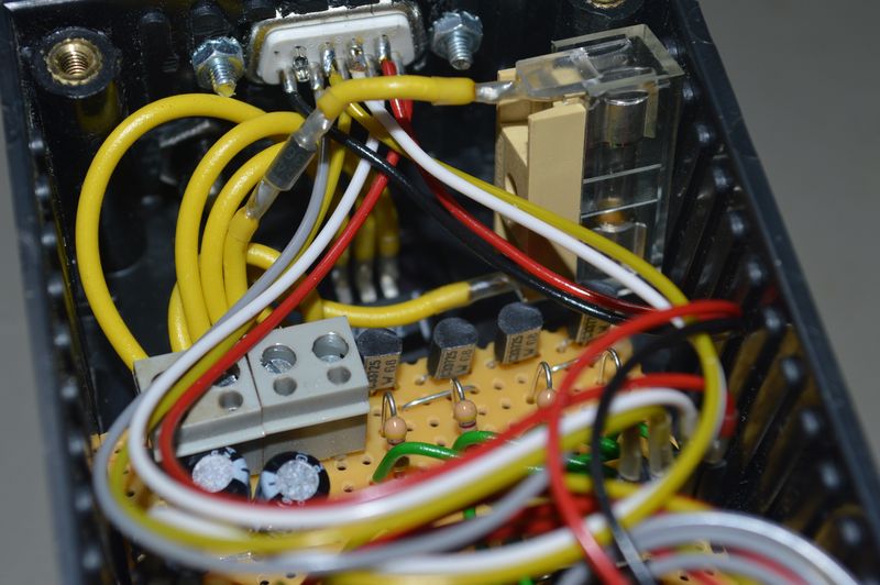 Power wires connected to voltage regulator