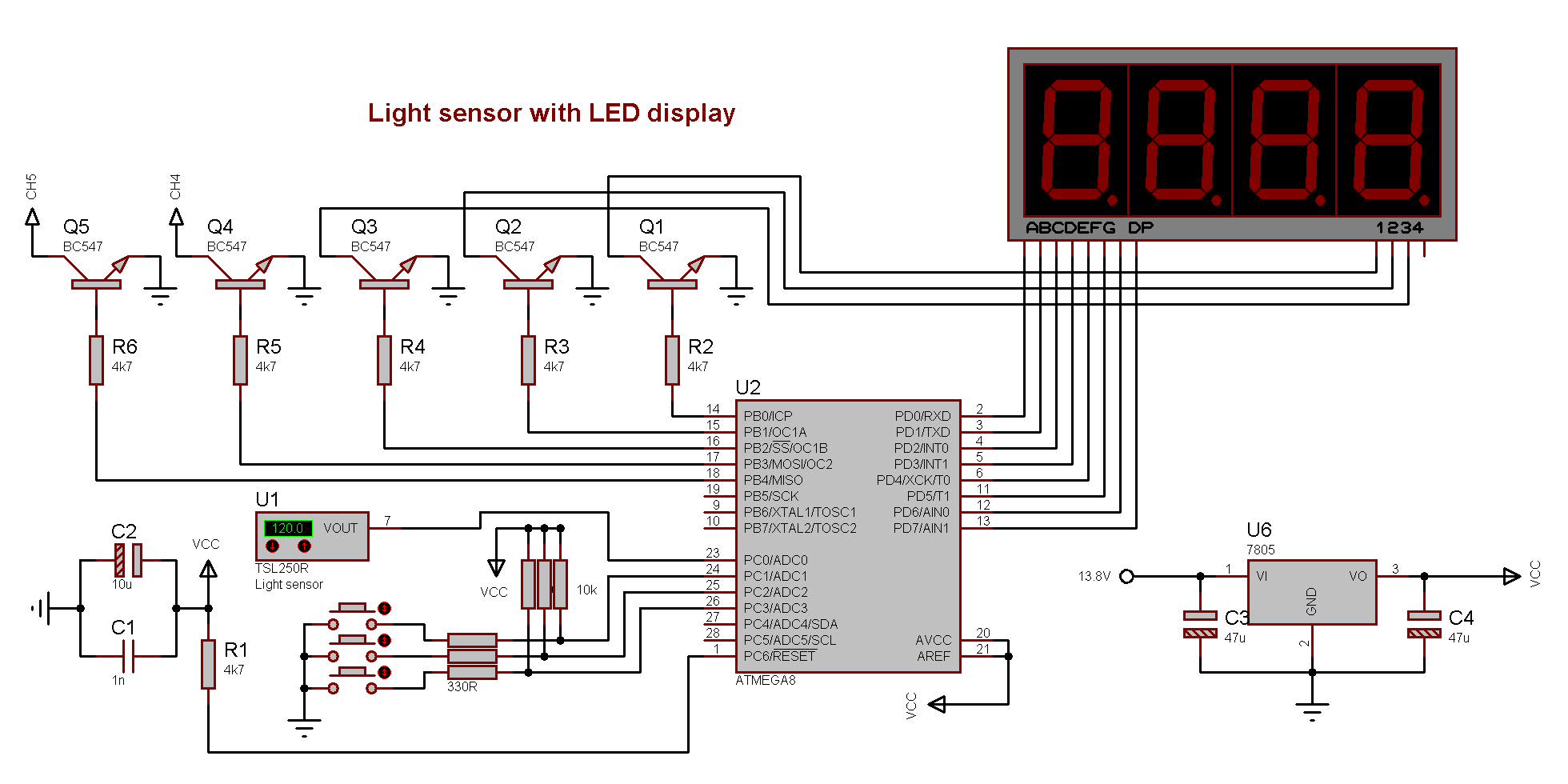 Light sensor schematics