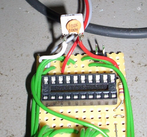 Stabilizing capacitors installed