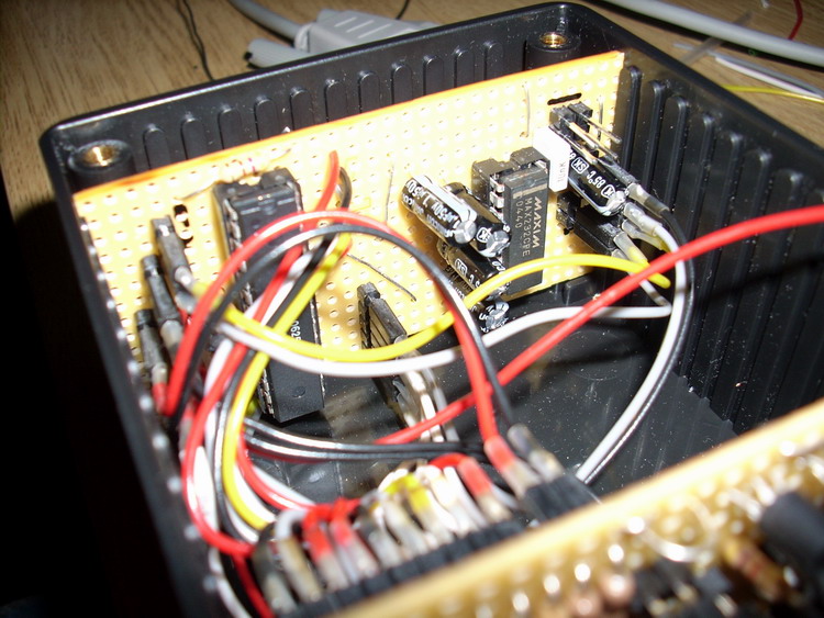 Controller board inside the module