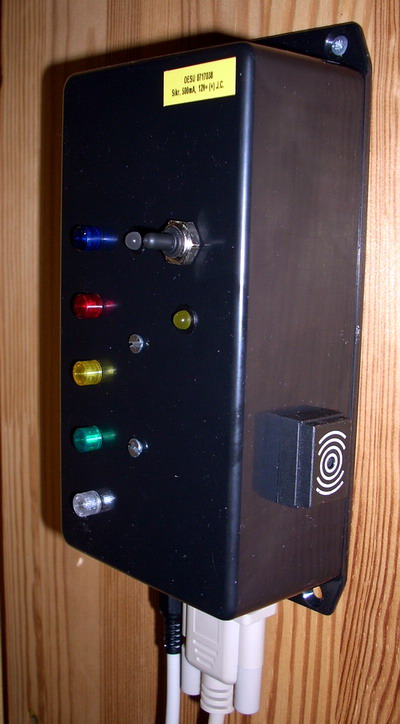 Module mounted on cabinet