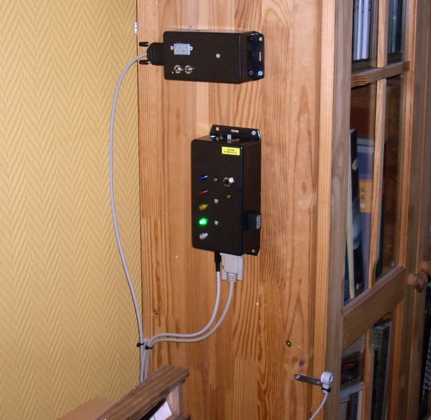 Module mounted on cabinet