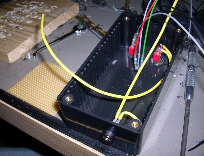 Mounting parts in the enclosure