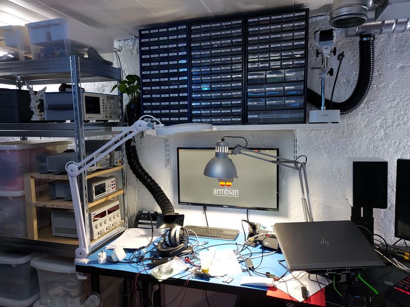 The electronics lab