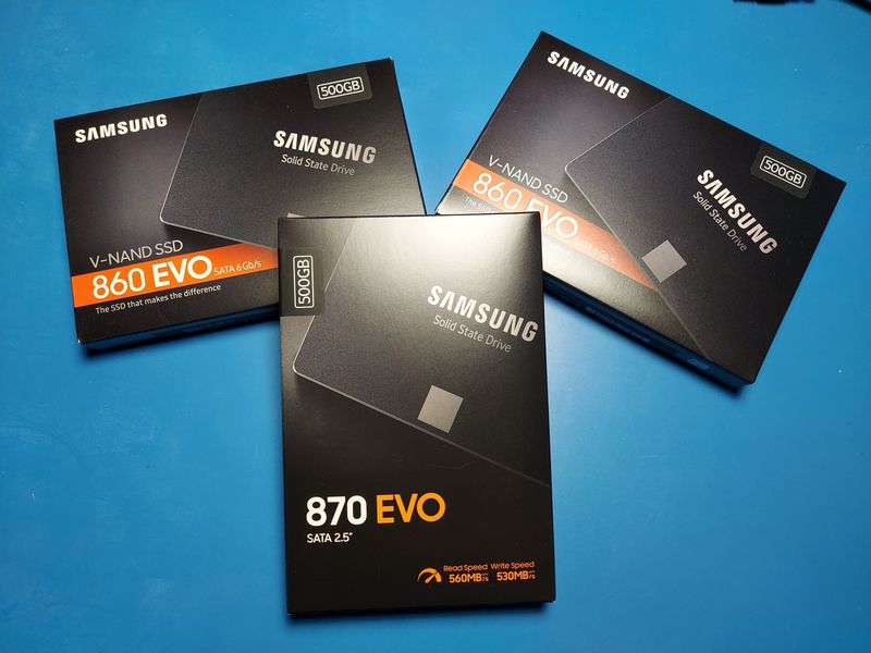 Three new Samsung SSDs