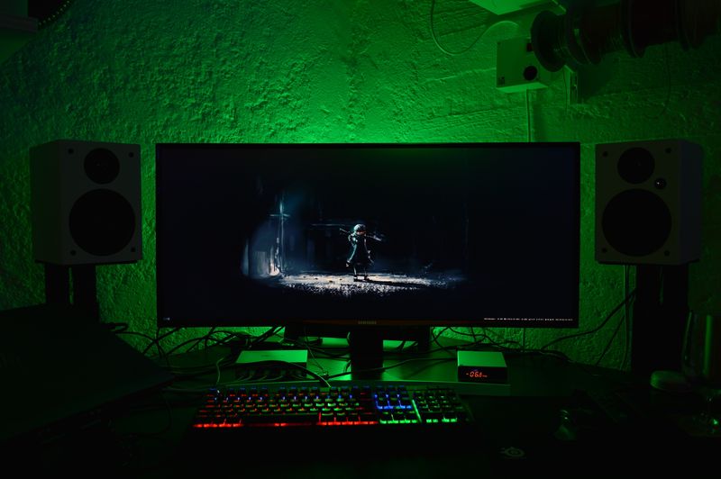 My setup, night lighting