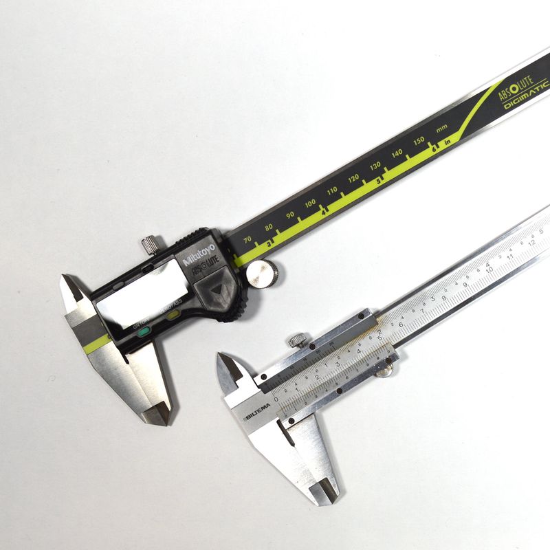 Calipers, regular and digital