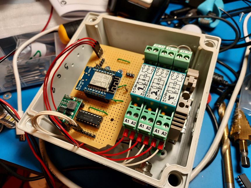 Wi-Fi relays for controlling ventilation — WeMos D1, MQTT, and Home Assistant