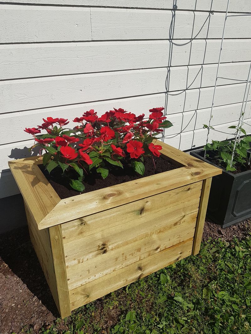 Simple and clean flower box