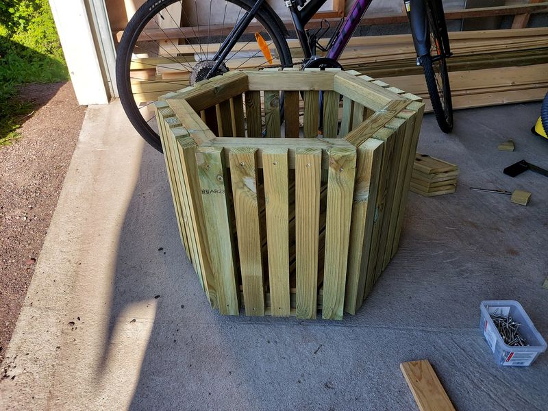 Planter box close to completion