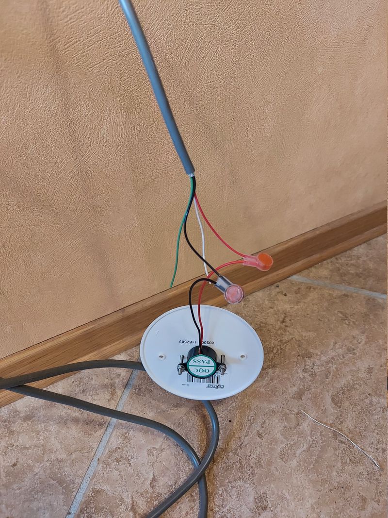 Entryway buzzer wired up